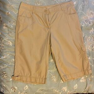 Tan shorts. J.Jill size 10. Great condition.